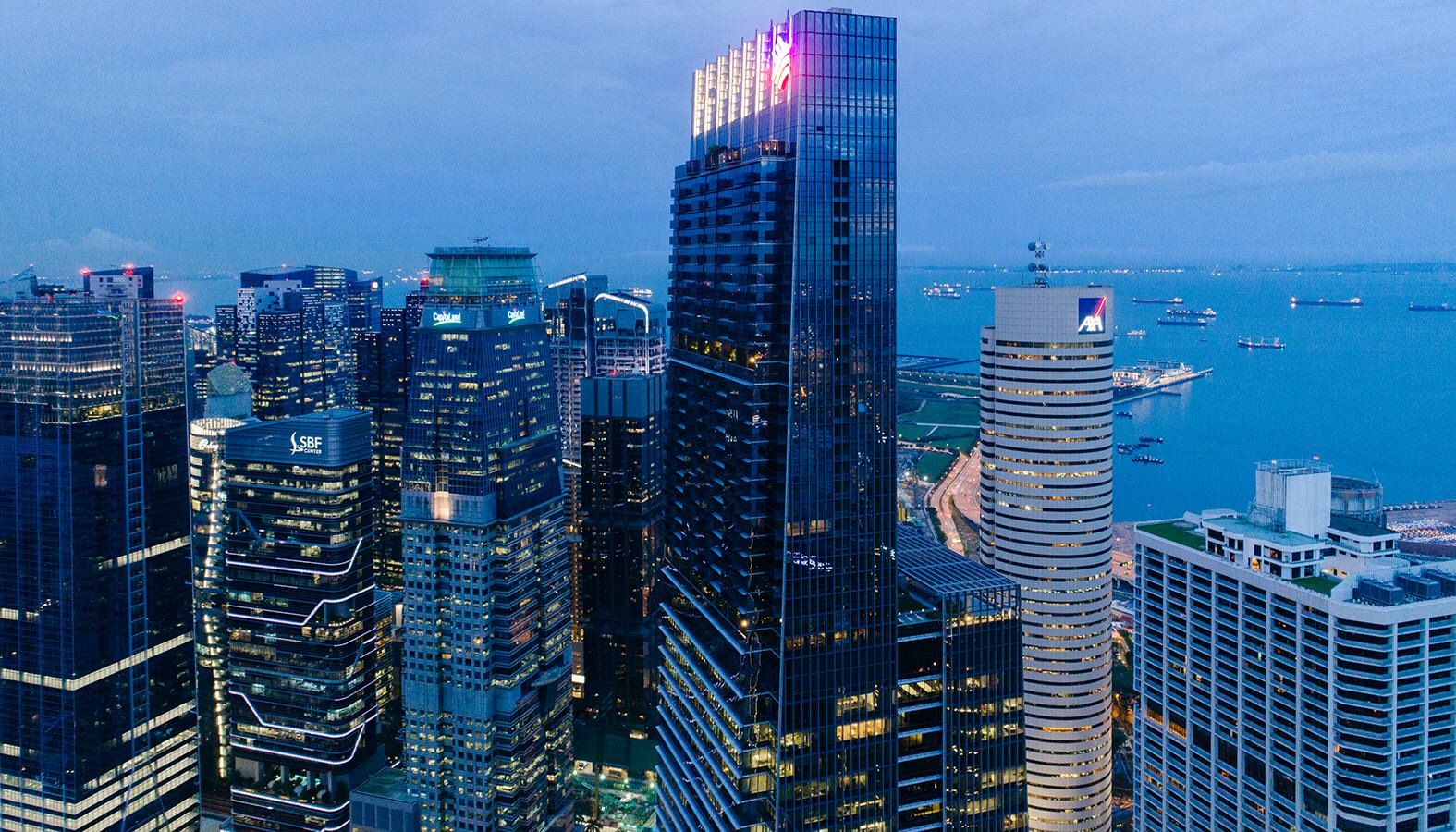 Kiến trúc tòa nhà Guoco Tower - Tòa nhà cao nhất Singapore